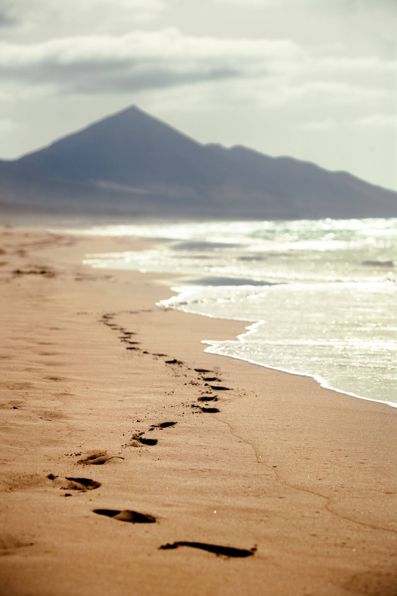 foot prints on beach foot prints on beach